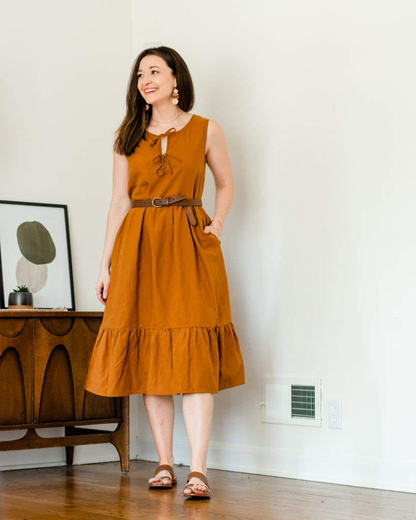 slow fashion dress to wear for summer events