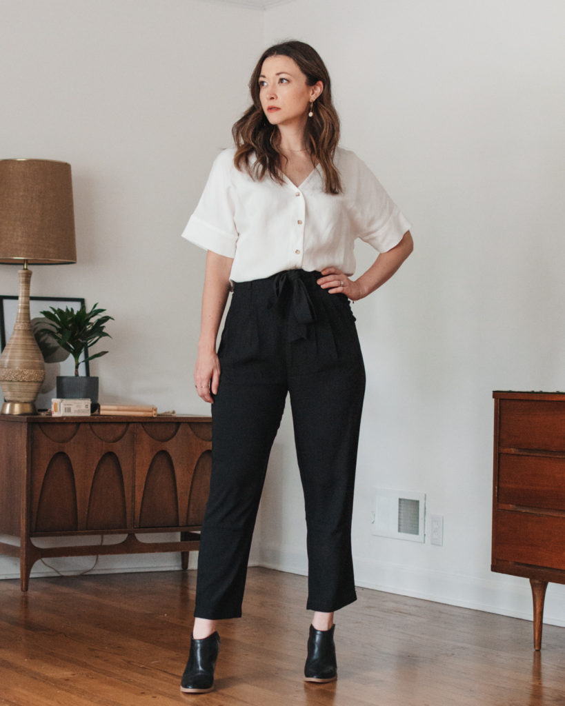 slow fashion workwear outfit